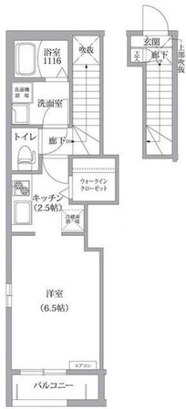 アルブル成城の物件間取画像